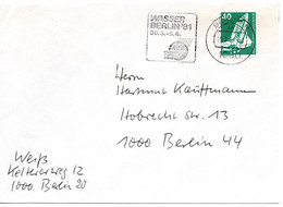 55247 - Berlin - 1981 - 40Pfg I&T EF A OrtsBf BERLIN - WASSER BERLIN '81 ... - Lettres & Documents