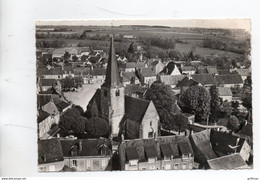 EN AVION AU DESSUS DE BAUGY LE QUARTIER DE L'EGLISE CPSM GM TBE - Baugy