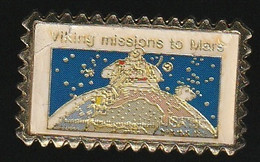 75913- Pin's- Viking Mission To Mars.espace.timbre. - Espace