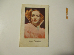 MOVIE STAR JOAN CRAWFORD , SMALL SIZE CARD , 9-13 - Articoli Pubblicitari