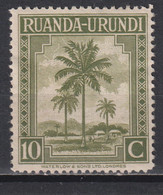 Timbre De Ruanda Urundi De 1942 N° 127 - Ungebraucht