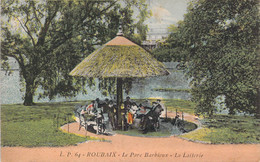 CPA - 59 - ROUBAIX - Le Parc Barbieux - La Laiterie - Colorisée - Animée - Roubaix