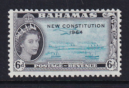 Bahamas: 1964   QE II 'New Constitution' OVPT   SG235    6d    MNH - 1963-1973 Autonomia Interna