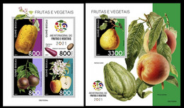 Guinea Bissau  2021 Fruits And Vegetables. (304) OFFICIAL ISSUE - Vegetazione
