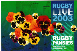 Australia 2003 Mint  Advertisement Postal Card  RUGBY 2003 - Other & Unclassified