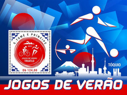St.Tome&Principe  2021 Summer Games Of Tokyo. (726b) OFFICIAL ISSUE - Tir à L'Arc