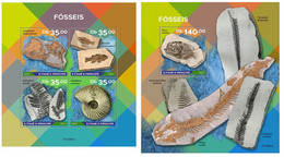 St.Tome&Principe  2021 Fossils.  (801) OFFICIAL ISSUE - Fossielen