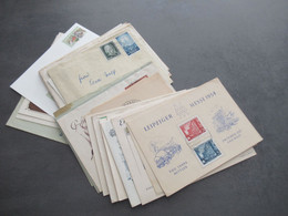 DDR Ab 1954 Belegeposten Mit 32 Stück Sonderbelege / Sonder PK / FDC Leipziger Messe Usw. Stöberposten! - Colecciones (sin álbumes)