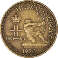 Monnaie, Monaco, Louis II, Franc, 1924, Poissy, TTB, Bronze-Aluminium - 1922-1949 Louis II