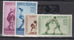 TURQUIE   1949      N°    1053 / 1056   ( Neuf Sans Charniéres )          COTE    18 € 50         ( S 92 ) - Unused Stamps