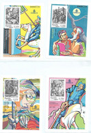 ESPAÑA 2005, PRUEBA OFICIAL EDIFIL 86/89 DON QUIJOTE. MNH. - Errors & Oddities