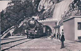 Vallorbe VD, Chemin De Fer, L'Orient-Express Sortant Du Tunnel Du Mont D'Or (201) - Orbe