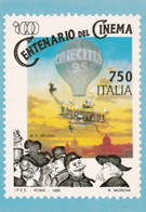 A20715 -CENTENARIO DEL CINEMA 750 ITALIA 1995 ROMA R MORENA M A GELENG STAMP POST CARD UNUSED DA COLLEZIONE RIPRODUZIONE - Tarjetas Filatélicas