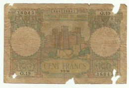 Billet , Banque D'état Du MAROC ,9-1-1950,  Cent, 100 Francs - Marocco