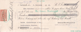 Wechsel Mit 5 Rp. Wecĥsel Gebührenmarke - Bareiss Wieland & Co AG. - Revenue Stamps
