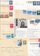 NEDERLAND - LOTTO DI 15 CARTOLINE POSTALI BRIEFKAART SPEDITE NEGLI ANNI 70/80 - Non Classés