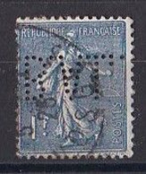 FRANCE  -  Perforés  Y&T  N   205  Perforé  BAL - Used Stamps