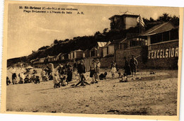 CPA St-BRIEUC-Plage St-Laurent-L'Heure Du Bain (231358) - Plérin / Saint-Laurent-de-la-Mer