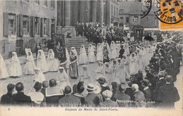 62-BOULOGNE-SUR-MER- PROCESSION DE NOTRE-DAME 22 AOUT 1915- ENFANTS DE MARIE DE SAINT-PIERRE - Boulogne Sur Mer