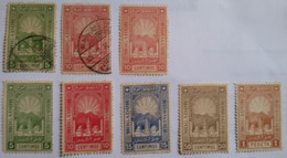 MAROC - Postes Locales - N° 84/88 - MOGADOR à MARRAKECH - Série Neuve Avec Variété Et 4 Obliérés Dont 2 Second Tirage - Sellos Locales