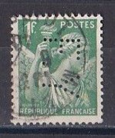 FRANCE  -  Perforés  Y&T  N   432  Perforé  FY - Used Stamps