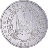 Monnaie, Djibouti, 5 Francs, 1991, Paris, SUP, Aluminium, KM:22 - Gibuti