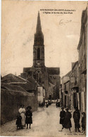 CPA BOURGNEUF-en-RETZ - L'Église Et La Rue Du Bon-Port (223094) - Bourgneuf-en-Retz