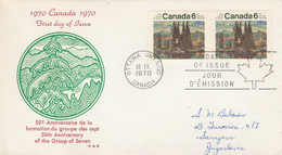 Canada - 1970 - FDC From Canada To Yugoslavia / Sarajevo - 1961-1970