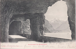 AK: CARTE POSTALE. 1905 Axenstrasse Mit Bristenstock, Mi: 53y / ZNr: 65B, Ziffermuster. Von Sisikon Nach Basel - Sisikon