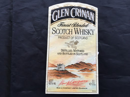 Ancienne étiquette De Scotch Whisky Old Label - Whisky