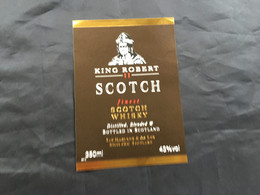 Ancienne étiquette De Scotch Whisky Old Label - Whisky