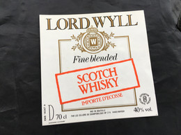 Ancienne étiquette De Scotch Whisky Old Label - Whisky