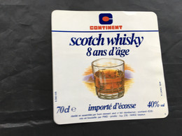 Ancienne étiquette De Scotch Whisky Old Label - Whisky