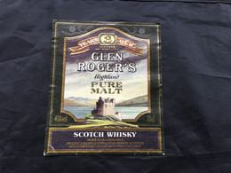 Ancienne étiquette De Scotch Whisky Old Label - Whisky