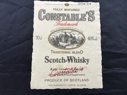 Ancienne étiquette De Scotch Whisky Old Label - Whisky