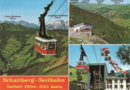 Rakúsko, Salzburg > Saalbach, Schattberg - Seilbahn, Bezirk Zell Am See, Used 1989 - Saalbach