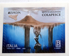 ITALY 2022 , EUROPA 2022, MNH** COLAPESCE - 2021-...:  Nuovi