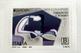 ITALY 2022 , EUROPA 2022, MNH** GIULIETTA E ROMEO - 2021-...:  Nuevos