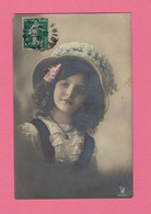 XA1144 JEUNE FILLE  FILLETTE , ENFANT, GIRL , FAMOUS CHILD MODEL KATHERINE ASHTON VICTORIAN HAT FASHION - Portraits