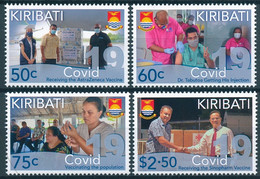 Kiribati 2022 MNH Medical Stamps Corona Covid Covid-19 Vaccinations 4v Set - Kiribati (1979-...)