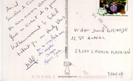 Timbre , Stamp " Fleur Orchidée : Tétramicra Eulophiae " Sur Cp , Carte , Postcard Du 05/02/2015 - Brieven En Documenten