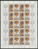 N° 2261 + 2262  2 Fr + 3Fr AIR ET ESPACE  Feuille De 10 PAIRES Vendue à La Valeur Faciale. ** MNH Cote 30 € - Feuilles Complètes