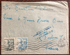 Espagne, Divers Sur Enveloppe Censurée - Barcelone - 1941 - (B4030) - Lettres & Documents