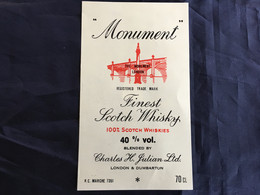 Ancienne étiquette De Scotch Whisky Old Label - Whisky