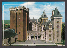 090430/ PAU, Façade Est Du Château, Donjon, Péristyle Et Tour Napoléon III - Pau