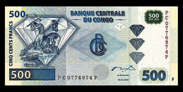 # # # Banknote Congo (Kongo) 500 Francs 2002 UNC # # # - République Démocratique Du Congo & Zaïre