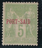 Port Saïd N°6 - Neuf Sans Gomme - 1 Point De Pelurage Sinon TB - Unused Stamps