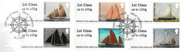 GB -  Post & GO Stamps (6)   2015   WORKING SAIL -    FDC Or  USED  "ON PIECE" - SEE NOTES  And Scans - 2011-2020 Em. Décimales
