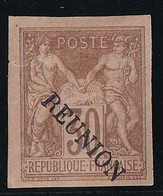 Réunion N°13a - Neuf * Avec Charnière - Fente Sinon TB - Unused Stamps