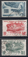 St Pierre Et Miquelon Timbres-poste N°328, 329 & 331 Oblitérés TB Cote : 3€00 - Oblitérés